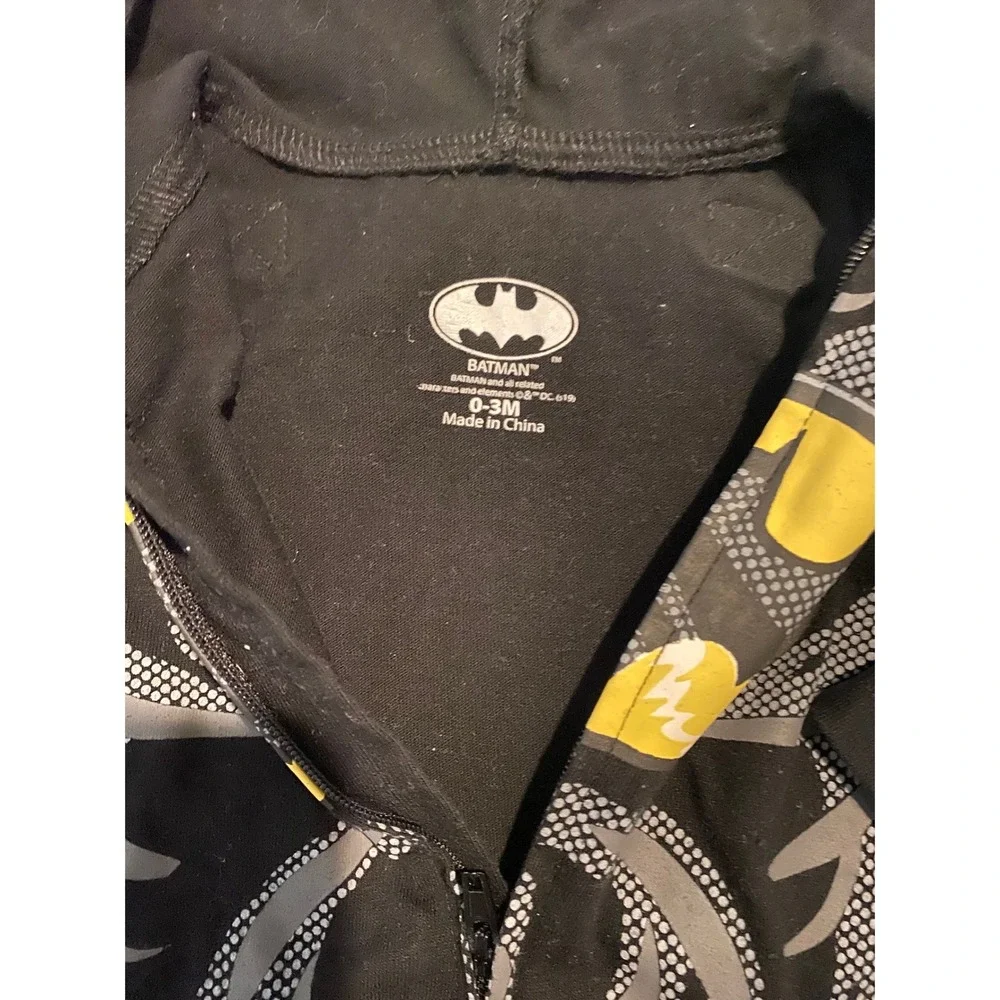 Baby Boys 3pc Bundle Christian Robinson Carters Plaid Batman Cape 0-3M Rompers